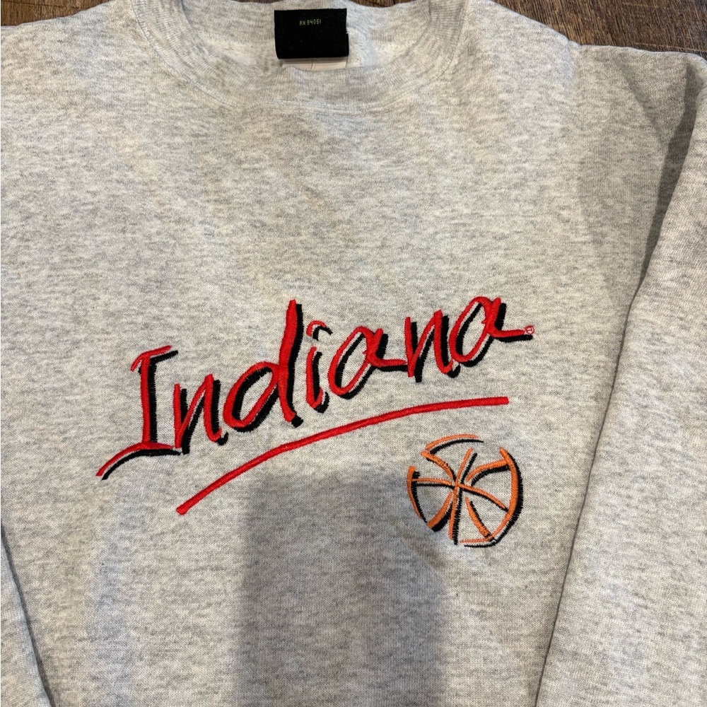 Vintage Indiana Embroidered Crewneck
